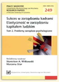 POS (Perceived Organizational Support) jako element modelu mentoringowego - polscy profesjonaliści na brytyjskim rynku pracy