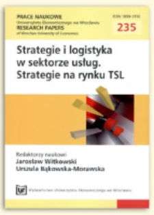 Strategie przedsiębiorstw na rynku usług logistycznych w Polsce i Europie