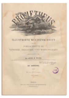Prometheus : Illustrirte Wochenschrift über die Fortschritte in Gewerbe, Industrie und Wissenschaft. 14. Jahrgang, 1903, Nr 696
