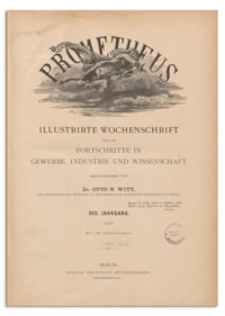 Prometheus : Illustrirte Wochenschrift über die Fortschritte in Gewerbe, Industrie und Wissenschaft. 17. Jahrgang, 1905, Nr 833