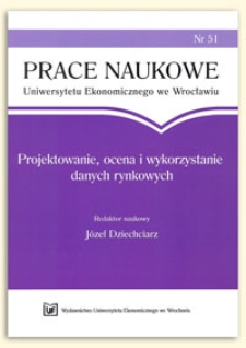 Relacje partnerskie w układach diadycznych - ocena i analiza danych. Prace Naukowe Uniwersytetu Ekonomicznego we Wrocławiu, 2009, Nr 51, s. 76-84