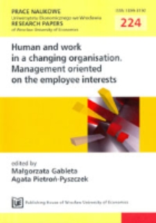 Factors of occupational stress among employees. Reflections after own research