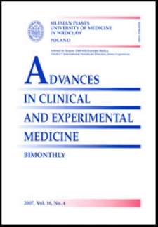 Advances in Clinical and Experimental Medicine, Vol. 16, 2007, nr 4