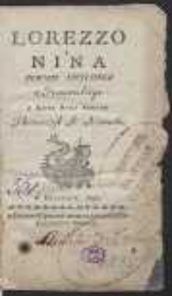 Lorezzo i Nina : Powiesc Sycylijska [&hellip;]