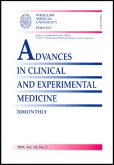 Advances in Clinical and Experimental Medicine, Vol. 14, 2005, nr 5
