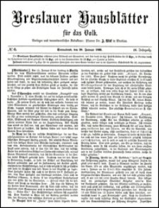 Breslauer Hausblätter für das Volk. Jg. 4, Nr. 6 (1866)