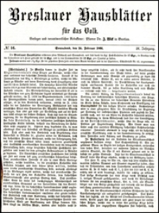 Breslauer Hausblätter für das Volk. Jg. 4, Nr. 16 (1866)