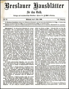 Breslauer Hausblätter für das Volk. Jg. 4, Nr. 37 (1866)