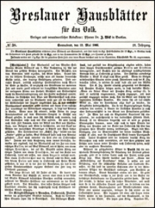 Breslauer Hausblätter für das Volk. Jg. 4, Nr. 38 (1866)