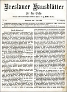 Breslauer Hausblätter für das Volk. Jg. 4, Nr. 54 (1866)