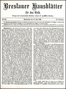 Breslauer Hausblätter für das Volk. Jg. 4, Nr. 56 (1866)