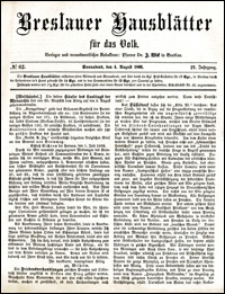 Breslauer Hausblätter für das Volk. Jg. 4, Nr. 62 (1866)