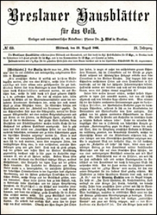 Breslauer Hausblätter für das Volk. Jg. 4, Nr. 69 (1866)