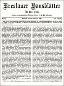 Breslauer Hausblätter für das Volk. Jg. 4, Nr. 75 (1866)