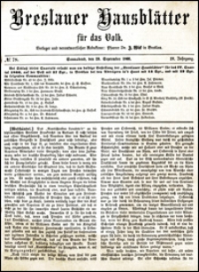Breslauer Hausblätter für das Volk. Jg. 4, Nr. 78 (1866)