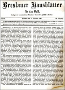 Breslauer Hausblätter für das Volk. Jg. 4, Nr. 99 (1866)