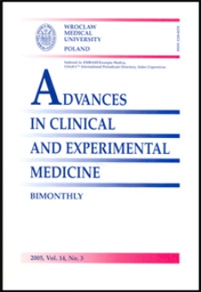 Advances in Clinical and Experimental Medicine, Vol. 14, 2005, nr 3