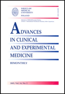 Advances in Clinical and Experimental Medicine, Vol. 14, 2005, nr 2
