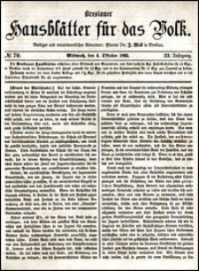 Breslauer Hausblätter für das Volk. Jg. 3, Nr. 79 (1865)