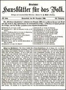 Breslauer Hausblätter für das Volk. Jg. 3, Nr. 104 (1865)