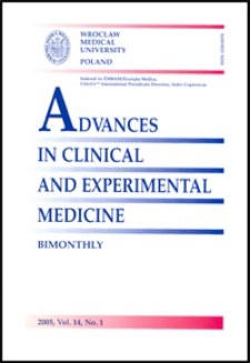 Advances in Clinical and Experimental Medicine, Vol. 14, 2005, nr 1