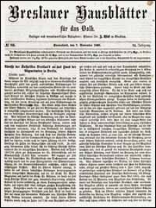 Breslauer Hausblätter für das Volk. Jg. 6, Nr. 89 (1868) + Beilage