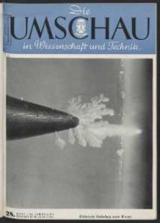 Die Umschau : Wochenschschrift über die Fortschritte in Wissenschaft und Technik. 45. Jahrgang, 1941, Heft 28