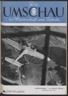 Die Umschau : Wochenschschrift &uuml;ber die Fortschritte in Wissenschaft und Technik. 45. Jahrgang, 1941, Heft 41