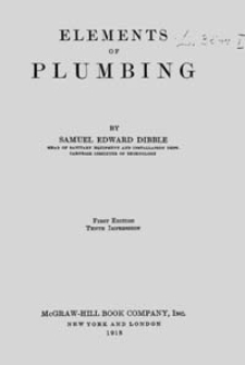 Elements of plumbing