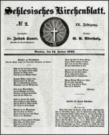 Schlesisches Kirchenblatt. Jg. 9, Nr. 2 (1843)