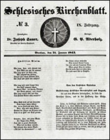 Schlesisches Kirchenblatt. Jg. 9, Nr. 3 (1843)