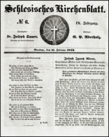 Schlesisches Kirchenblatt. Jg. 9, Nr. 6 (1843)