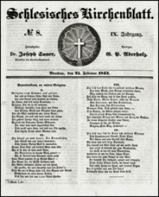 Schlesisches Kirchenblatt. Jg. 9, Nr. 8 (1843)