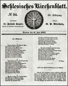 Schlesisches Kirchenblatt. Jg. 9, Nr. 24 (1843)