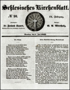 Schlesisches Kirchenblatt. Jg. 9, Nr. 26 (1843)