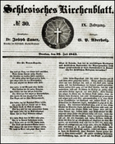 Schlesisches Kirchenblatt. Jg. 9, Nr. 30 (1843)