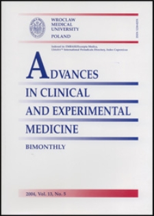 Advances in Clinical and Experimental Medicine, Vol. 13, 2004, nr 5