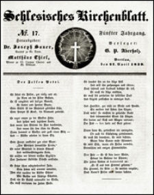 Schlesisches Kirchenblatt. Jg. 5, Nr. 17 (1839)
