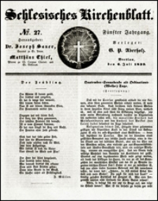 Schlesisches Kirchenblatt. Jg. 5, Nr. 27 (1839)