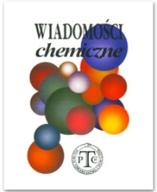 Wiadomości Chemiczne, Vol. 61, 2007, nr 7-8 (721-722)