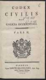 Codex Civilis Pro Galicia Occidentali. Ps. 2