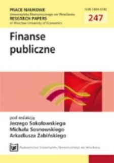 Kierunki i skutki reformy finansów publicznych w Polsce od 2012 roku