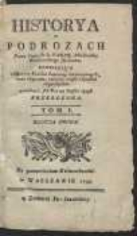 Historya o Podrozach Przez Pana de la Harpe [&hellip;] skr&oacute;cona [&hellip;]. T.1. Edycya 2