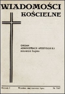 Wiadomości Kościelne. R. 2, 1947, nr 5-7