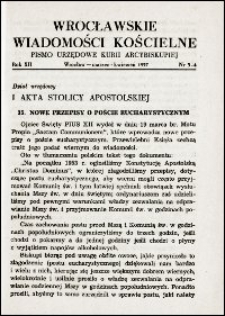 Wrocławskie Wiadomości Kościelne. R. 12, 1957, nr 3-4