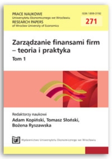 Teoria hierarchii źródeł finansowania w praktyce innowacyjnych MŚP w Polsce