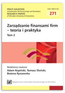 Struktura finansowa firm rodzinnych na przykładzie przedsiębiorstw regionu łódzkiego
