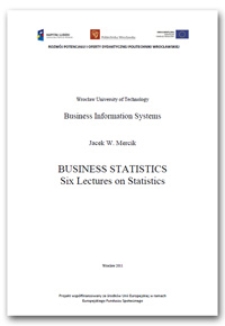Business statistic : six lectures on statistics