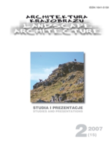 Architektura Krajobrazu : studia i prezentacje 2, 2007