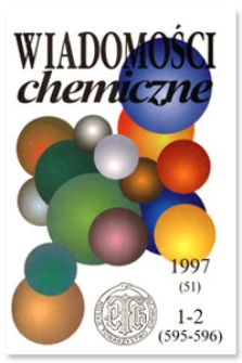 Wiadomości Chemiczne, Vol. 51, 1997, 1-2 (595-596)